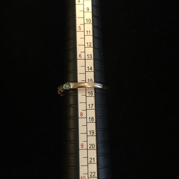 Elegant Multicolor Gemstone Ring - Picture 7 of 7